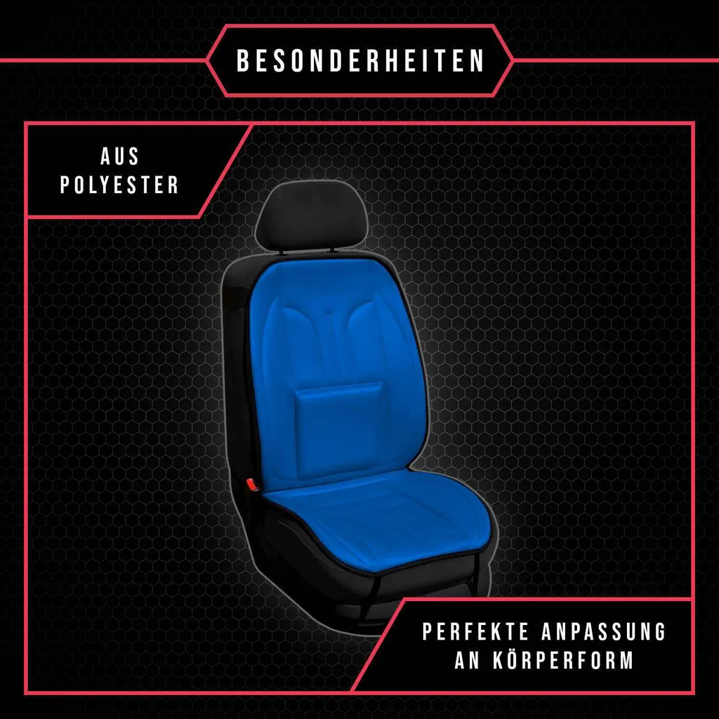 Coprisedili Tuning Blu per VW Scirocco | Kit 1+1 Sport Design - 2