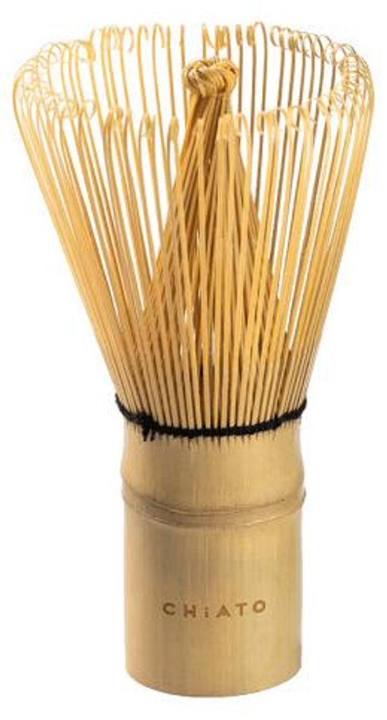 Matcha-Besen CHiATO Chasen Natural Bamboo – Natürlicher Bambus