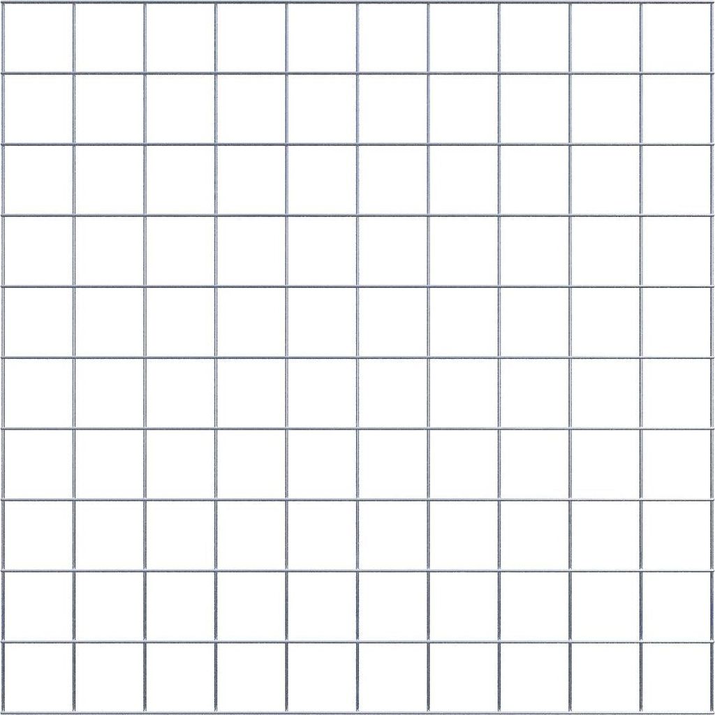 Gitter 10 x 10 cm Maschenweite - Maße: 100 x 100 cm