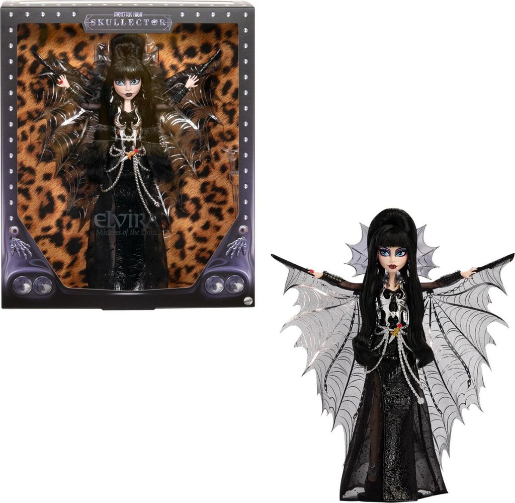 Monster High - Bambola Elvira Skullector Immagine del prodotto 