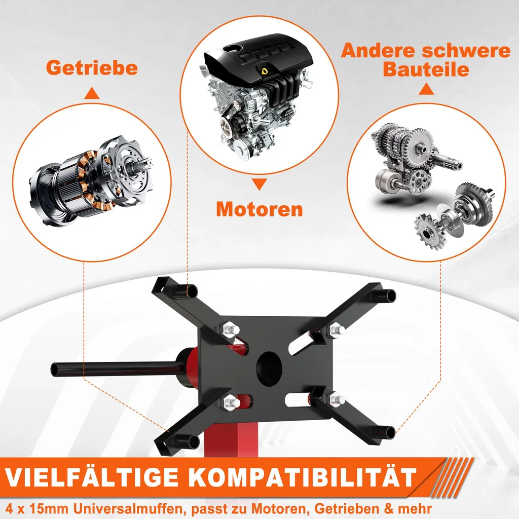 Support moteur charges lourdes 570kg avec fixation réglable LZQ