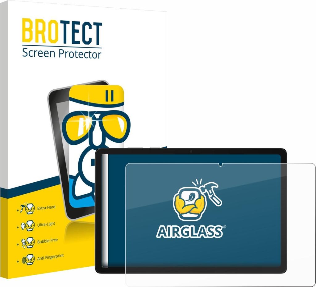 BROTECT Schutzglas für Samsung Galaxy Tab A11 Plus 5G 11" Schutzfolie Panzer Folie Glas Display Schutz klar