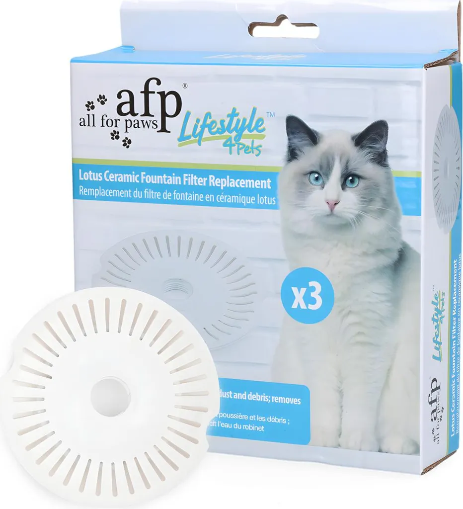 AFP Lifestyle4Pets Filtri Fontana Ceramica 3pz - Ricambi Originali
