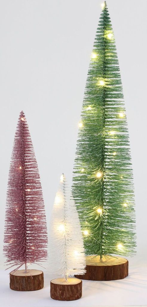 Weihnachten Dekobaum H=50cm 25LED Weihnachtsbaum Advent Dekoration wohnen TOP
