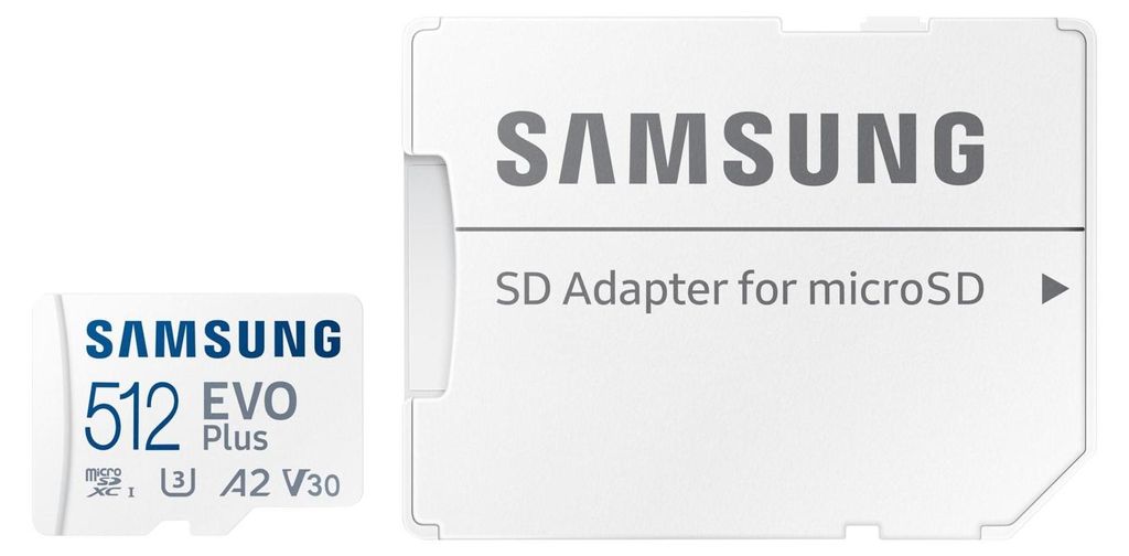 Samsung EVO Plus 512 GB microSDXC (2024), Speicherkarte, Produktbild 