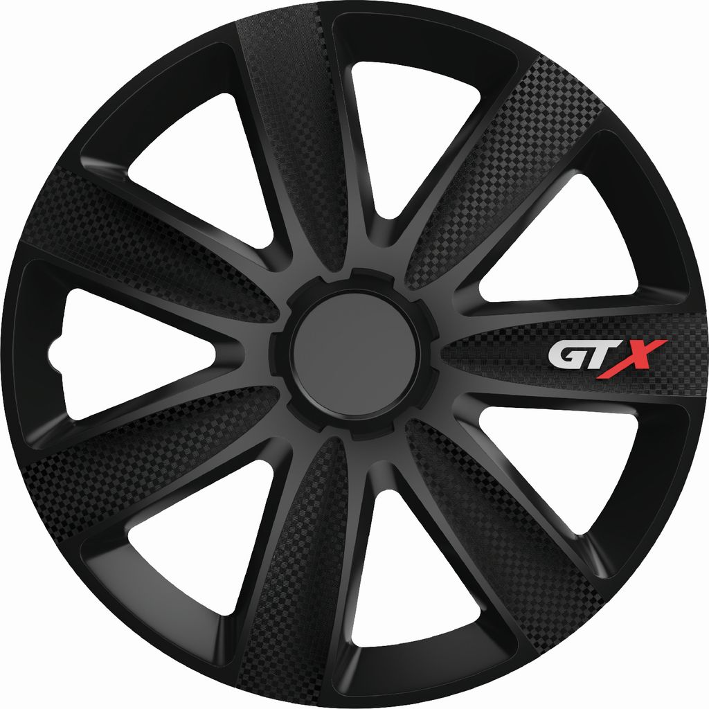 Z481111 Radkappen Radzierblenden EINZELN (1Stück) 13 Zoll GTX carbon schwarz