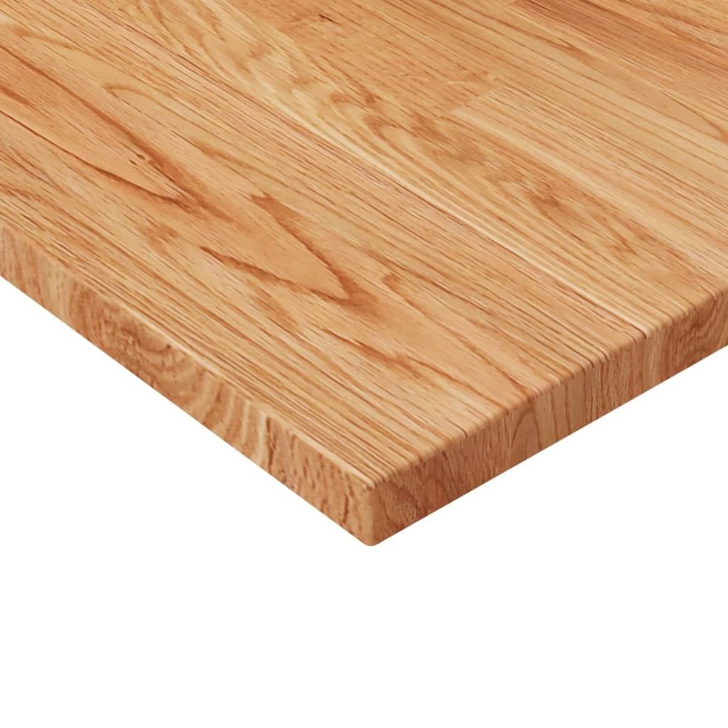 Stabli Tischplatte Quadratisch Hellbraun 50x50x2,5cm Behandelte Eiche - DE469229 - Tischplatten