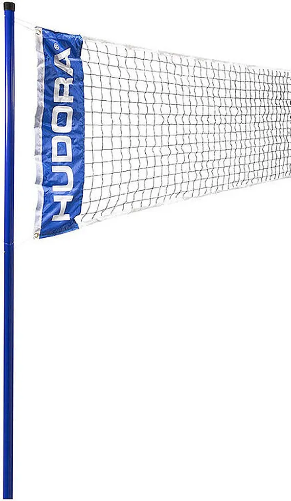 Filet de volley-ball et badminton Hudora ajustable pour sport de jardin