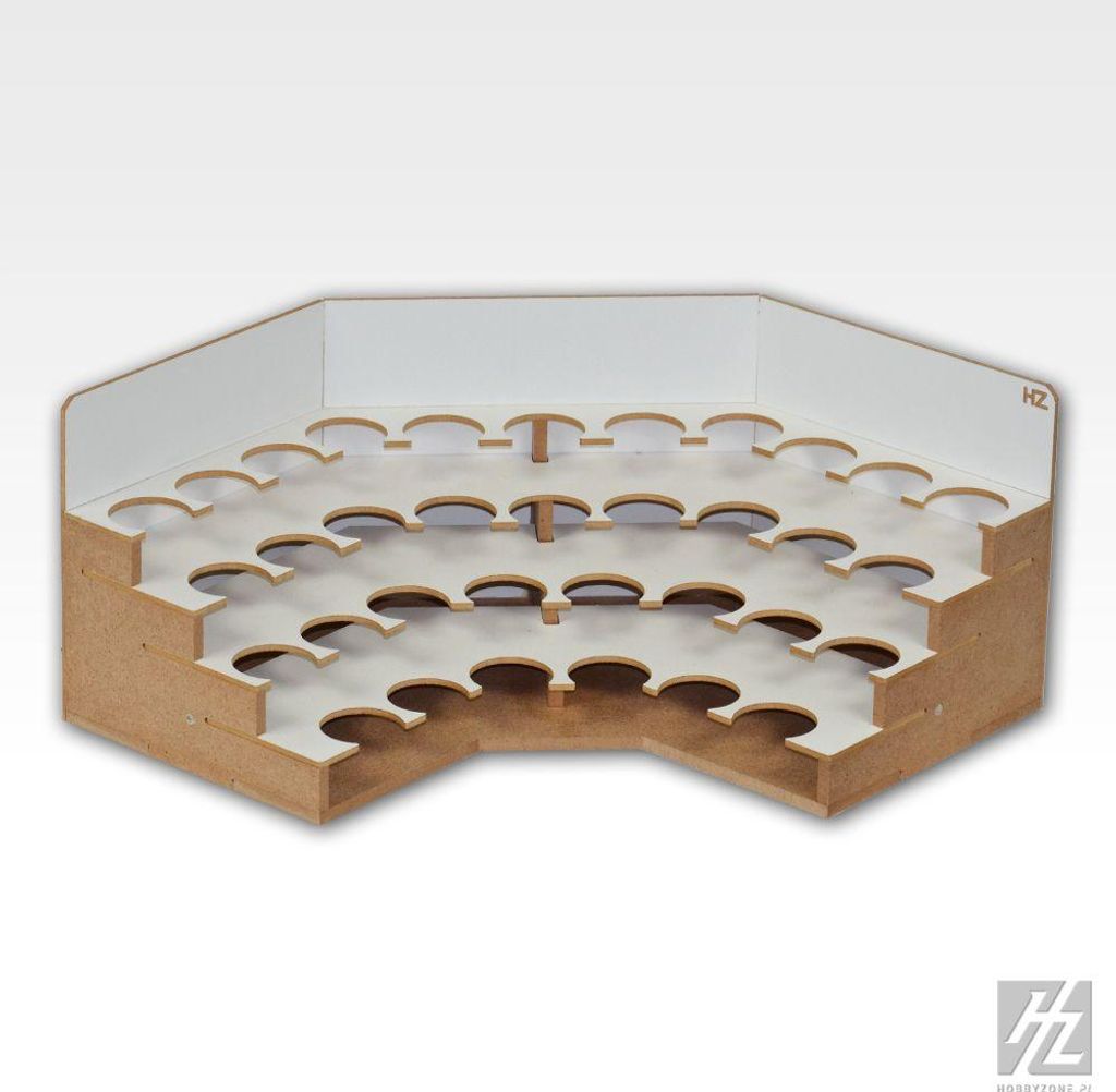 HobbyZone Farbhaltermodul - Ecke (Ø 36 mm) - OM06b