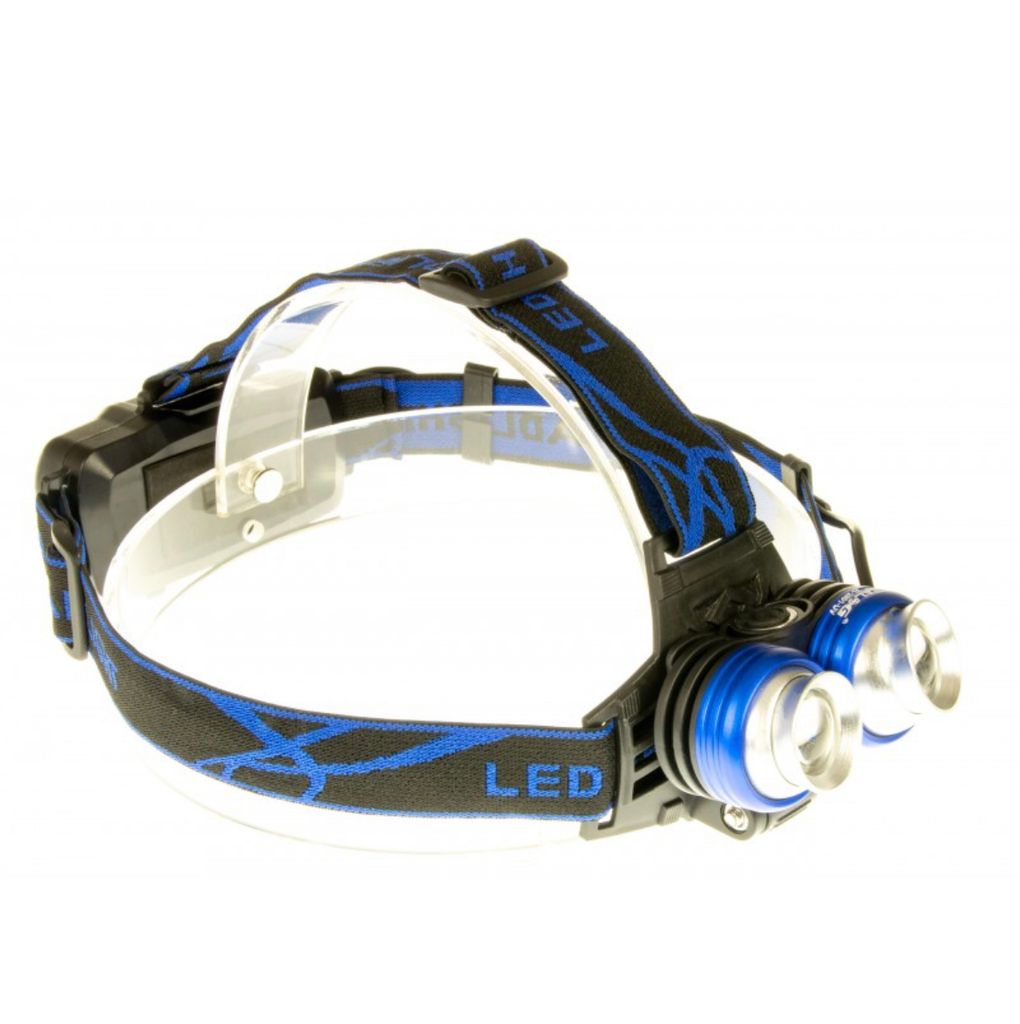 LED Stirnlampe Kopflampe 18650 Akku 90000LM 5x XM-L T6 Inkl USB Ladekabel Profi 