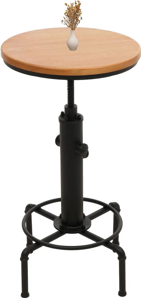 Table de bar ajustable stable et pivotante pour un confort d'assise idéal