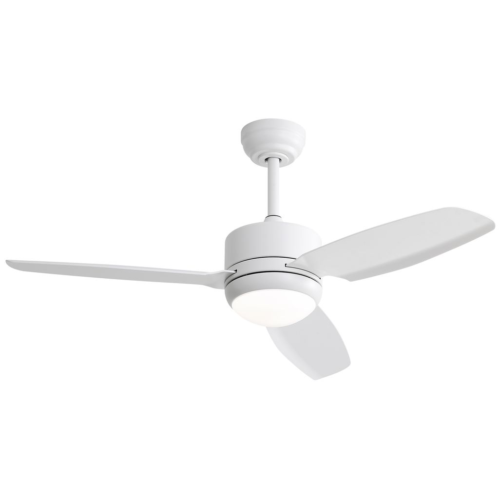 46 Zoll Deckenventilator im neuen Design mit Beleuchtung 3 ABS-Flügel 6-Gang-Gleichstrommotor