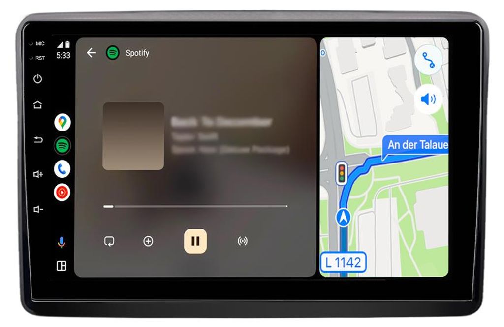 Dodatečně montované rádio kompatibilní s Fiat Panda 169 Obrázek produktu 