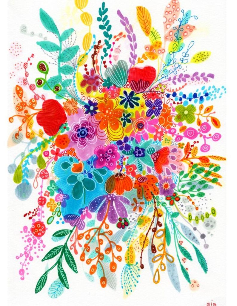 VIEL SPASS MIT Puzzle Flower Voyage 1000 dlks