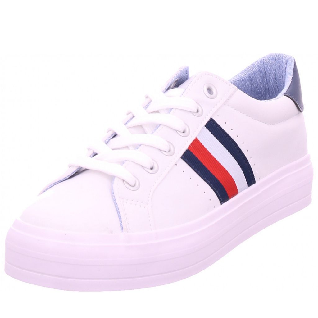 Idana SchnUErhalbschuh sportlich/Sne Damen Halbschuh in Weiß, Größe 39