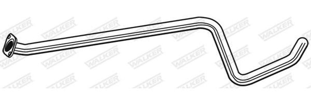 WALKER 10720 Abgasrohr OE 13329570 kompatibel mit Astra J