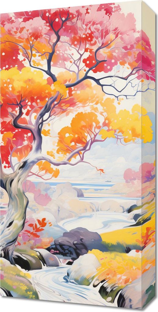 Bild 30x60cm Tänzerische Landschaft