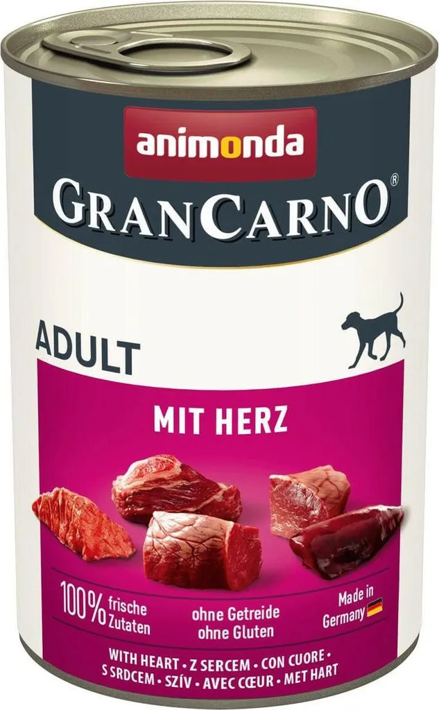 Animonda GranCarno Adult con Cuore 400g - Il Piacere della Carne Fresca