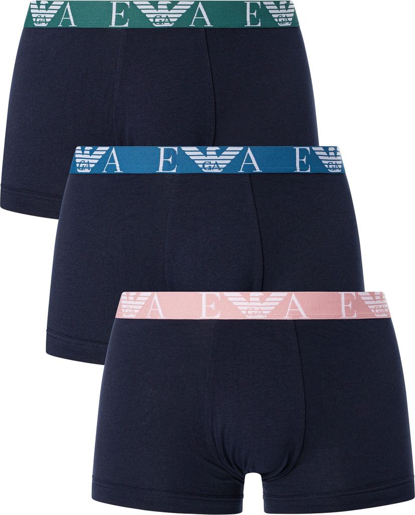 Emporio Armani 3 Packungsstämme, Blau S Produktbild 