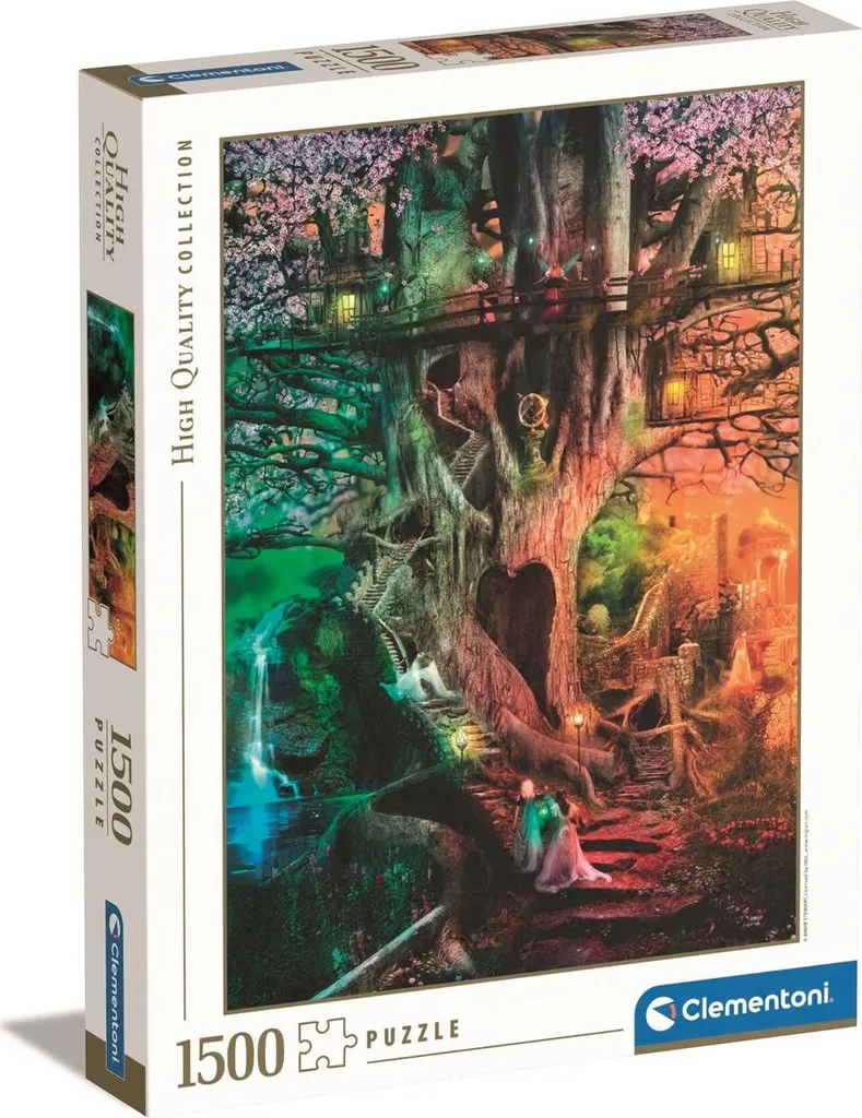Clementoni Puzzle 1500 pièces : Finis les pièces fragiles et floues