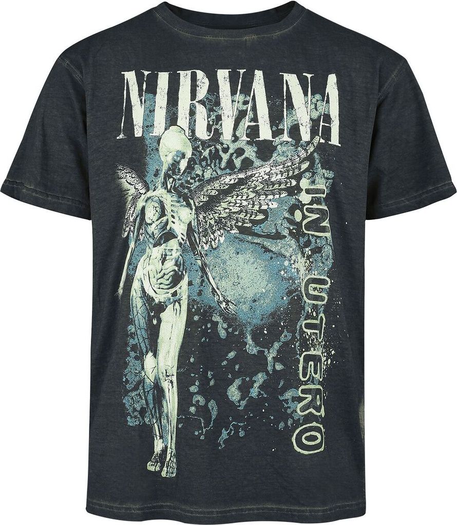 Nirvana T-Shirt Herren In Utero Vertical schwarz L