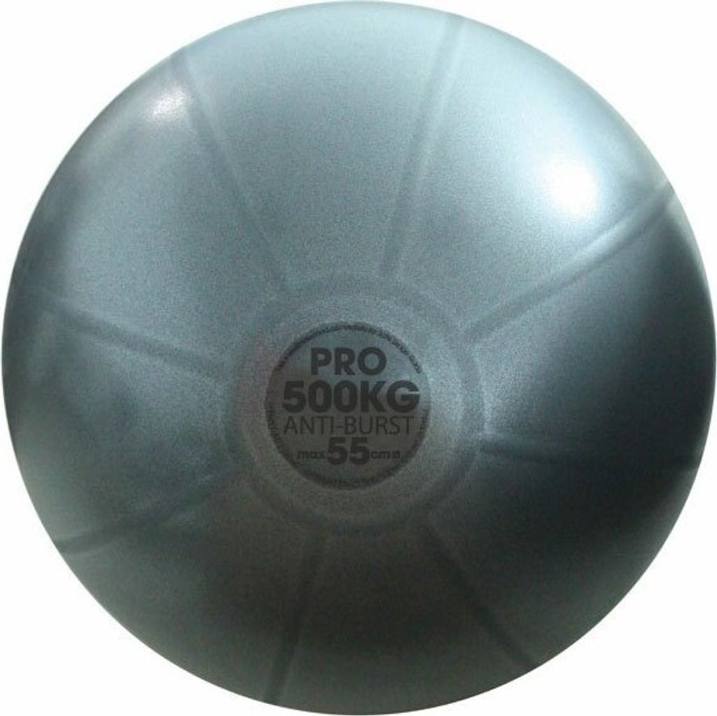 Fitness Mad - "Studio Pro" Gymnastikball MQ824 (55 cm) (Grau)