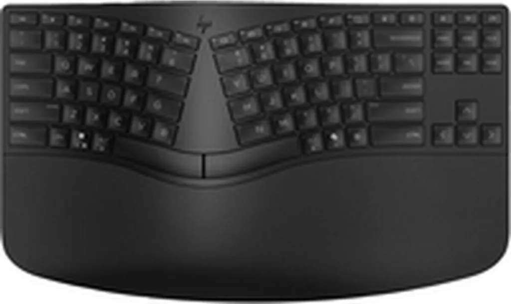 Clavier AZERTY sans fil HP 965 Ergonomique avec Pavé Numérique Noir