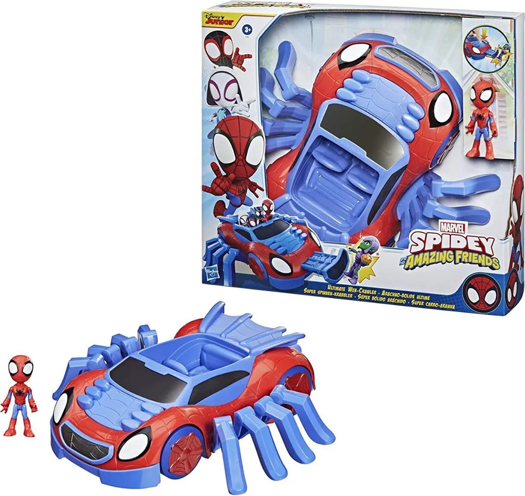 Hasbro Marvel Spidey Ultimate Web-Crawler Véhicule Géant 2-en-1 Marvel