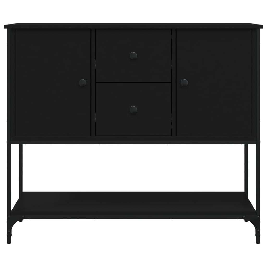 vidaXL Příborník černý 100x36x85 cm materiál na bázi dřeva Obrázek produktu 1