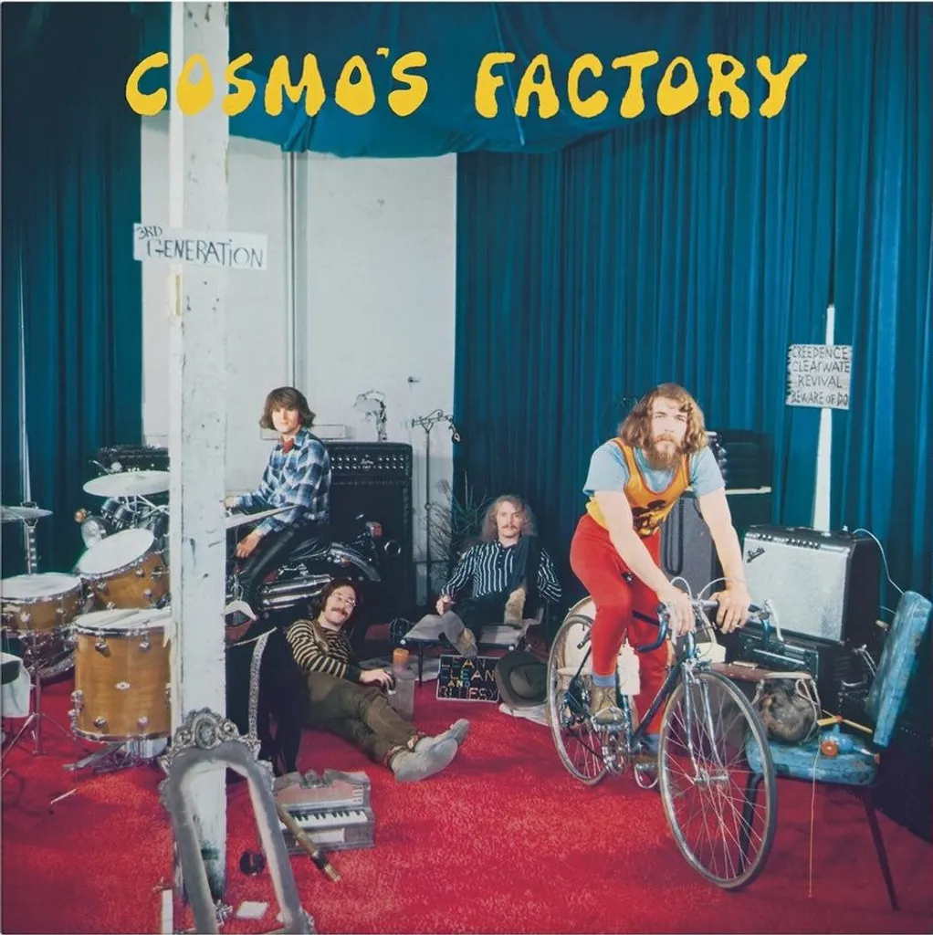 Album Vinyle Cosmo's Factory CCR Rouge pour Platine et Collection