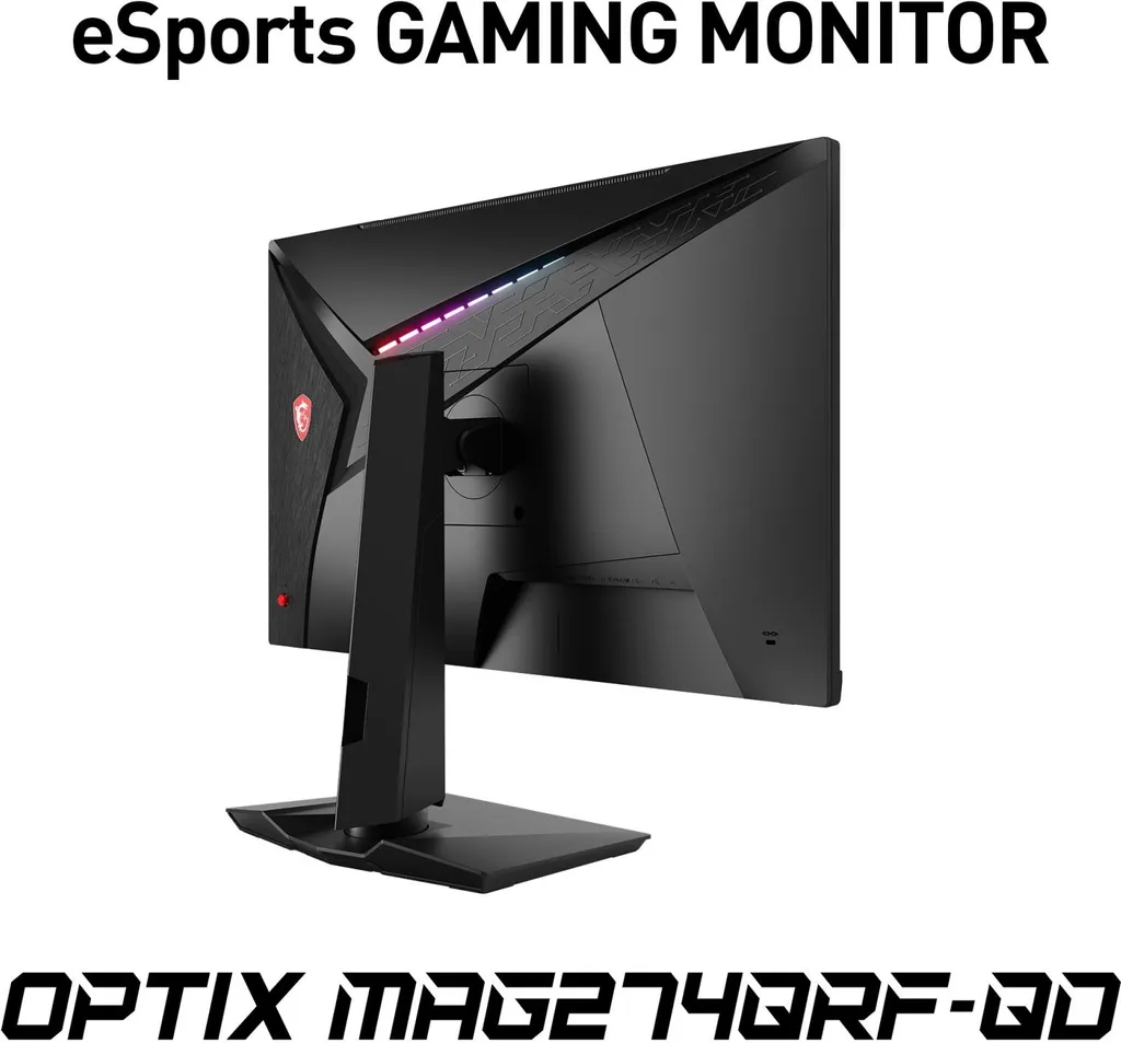 Écran PC MSI Optix MAG274QRF-QD Dalle Rapid IPS 1ms Quantum Dot Noir - 12