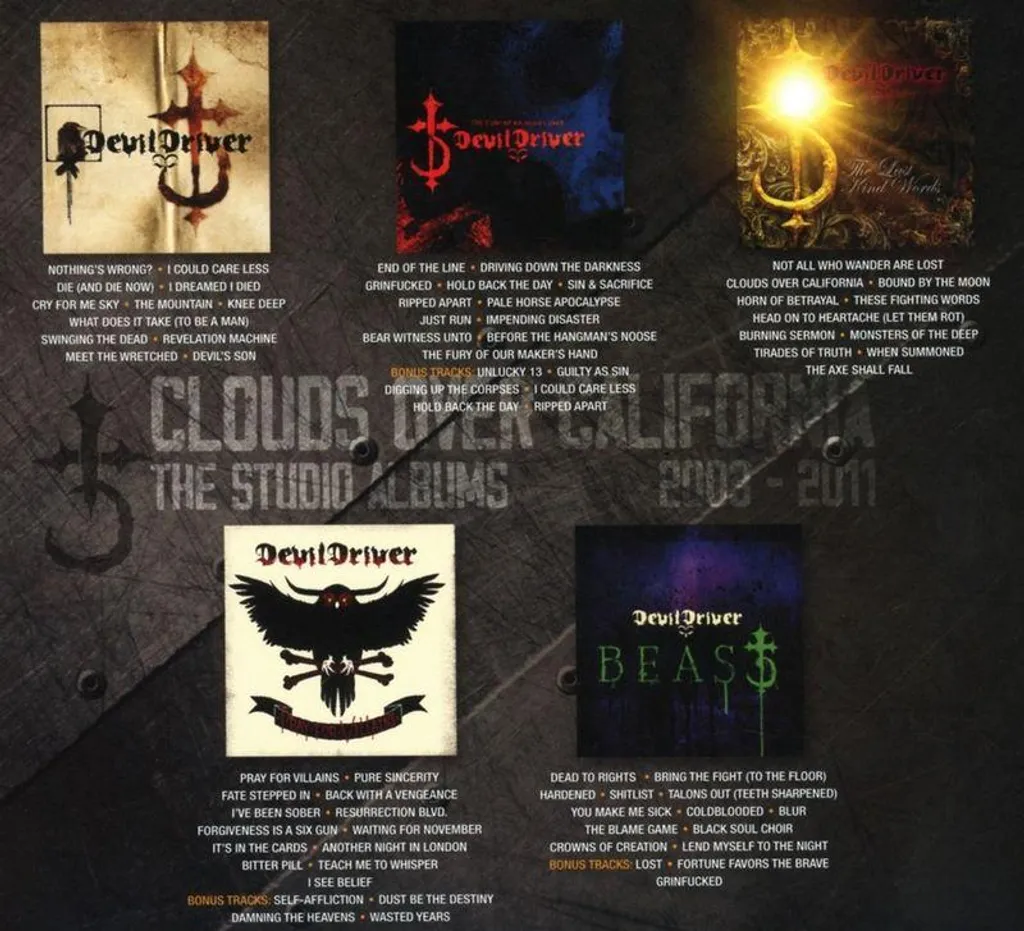 Clouds Over California Albums Studio 2003-2011 Édition Limitée Multi-CD - 2