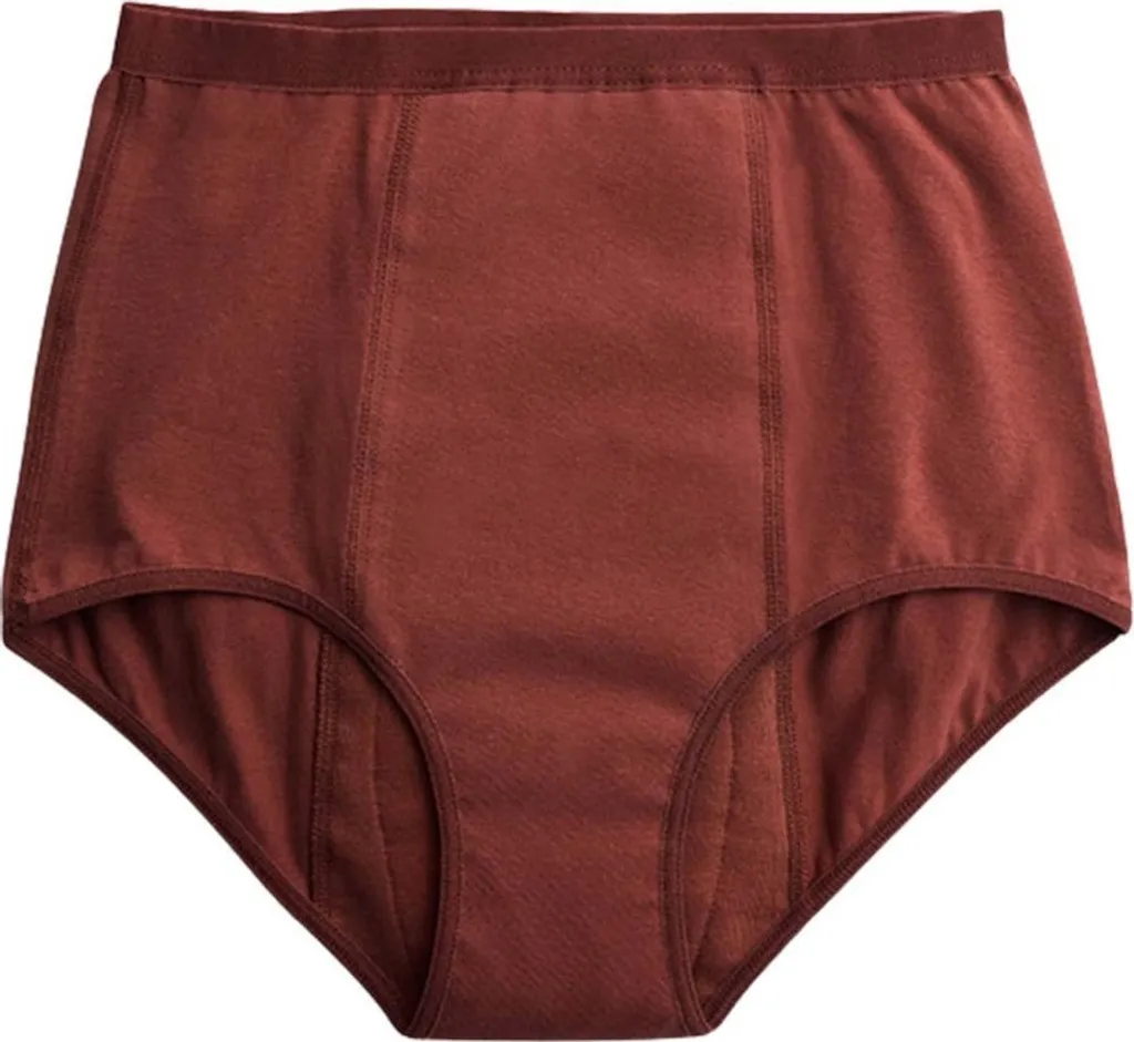 Slip Ciclo Marrone XL Vita Alta - Eco-Friendly Flusso Abbondante