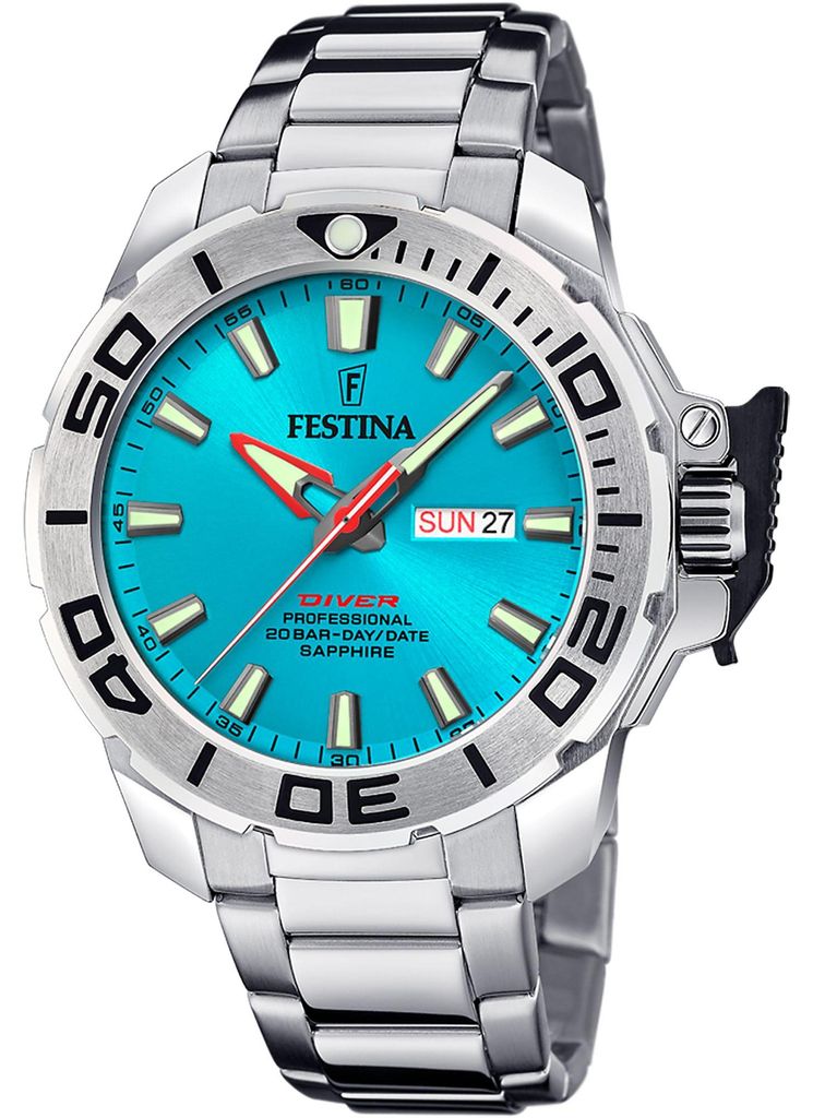 Festina Armbanduhr Date The Originals Turquoise Produktbild 