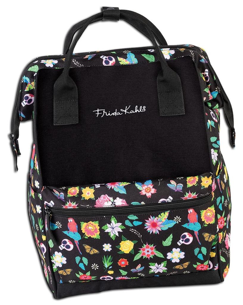 Frida Kahlo city zaino nero poliestere ORI800S Immagine del prodotto 
