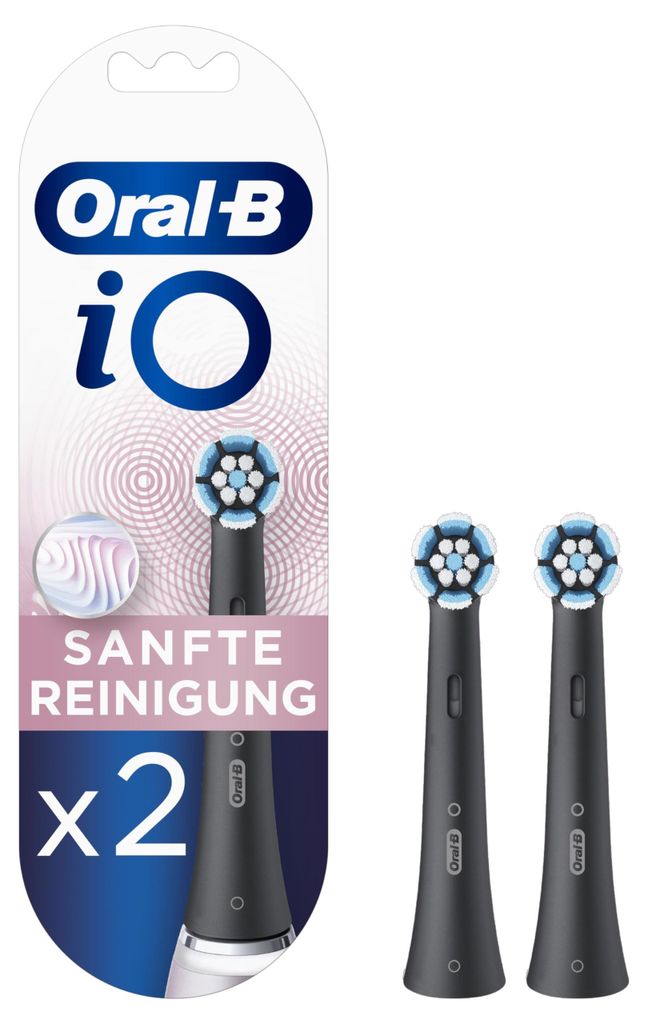 Brossettes Oral-B iO Gentle Care noires, lot de 2 Image du produit 