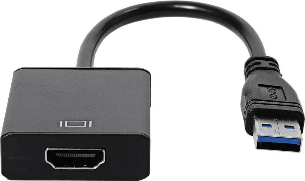 Adaptateur USB 3.0 vers HDMI Noir - Solution Multi-Écran sans Latence - 5