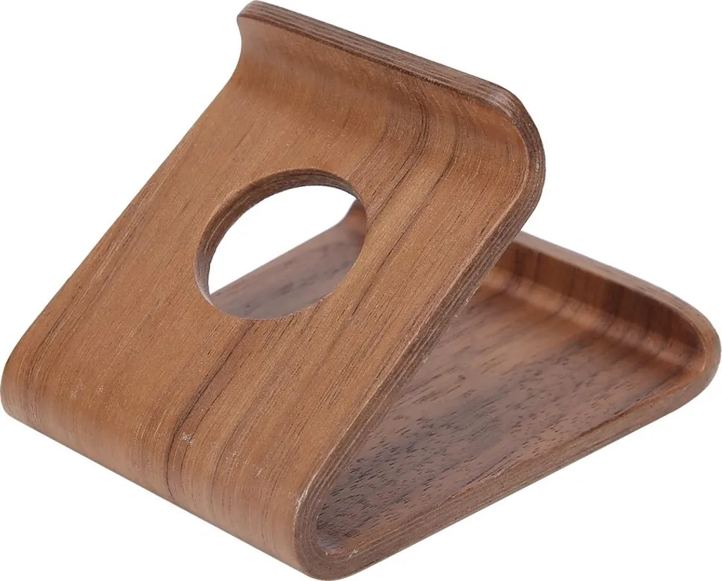 Offerta Supporto Tablet Noce da Tavolo - Stand Smartphone Robusto Marrone - 3