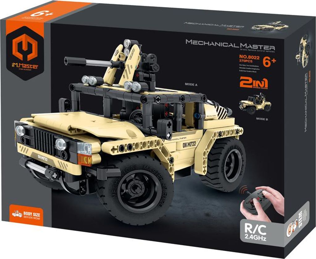 IM.MASTER RC bewaffneter Jeep 2in1 370el 8022 40424