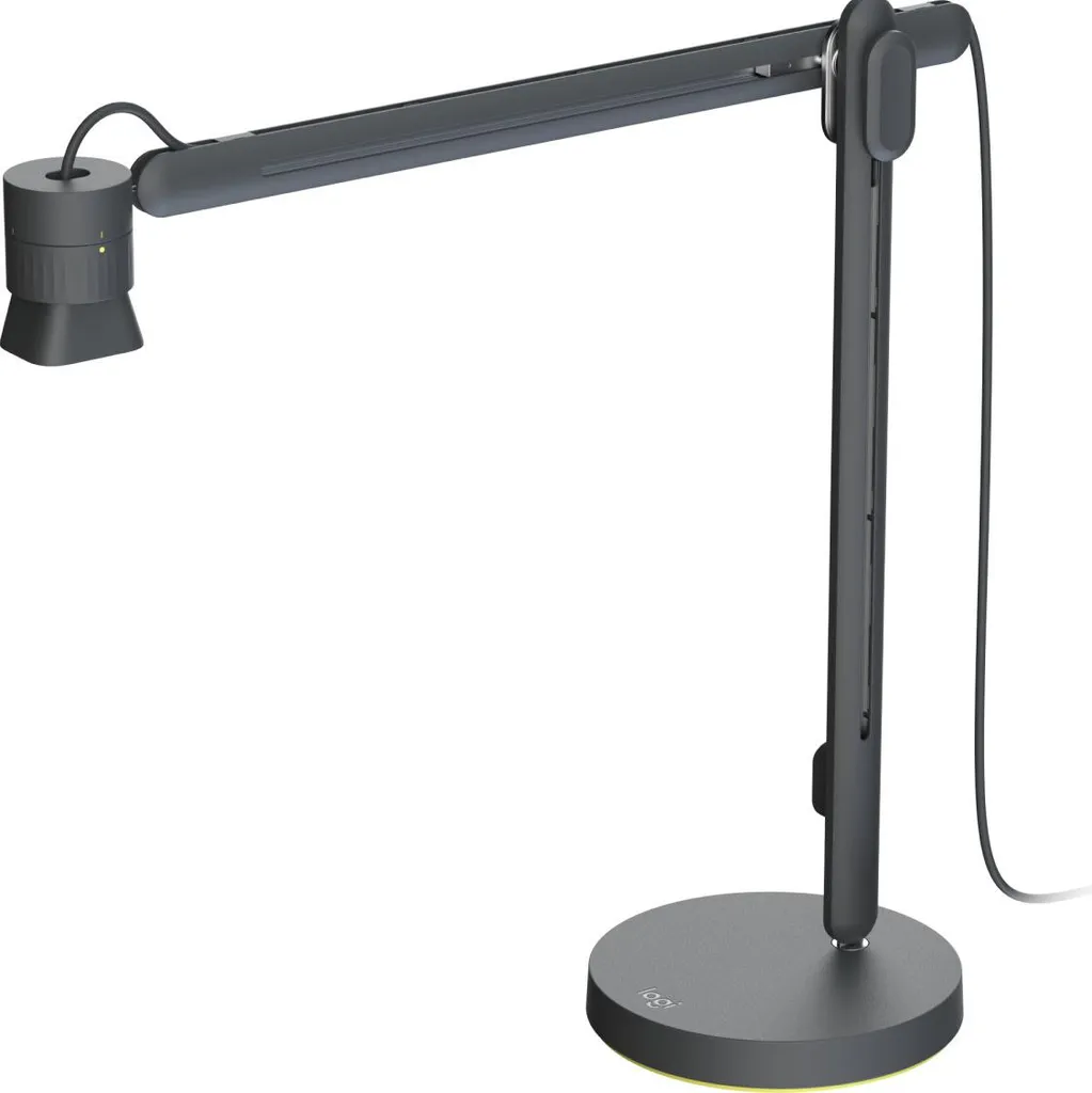 Webcam Logitech Reach Full HD avec Bras Articulé et Zoom Puissant