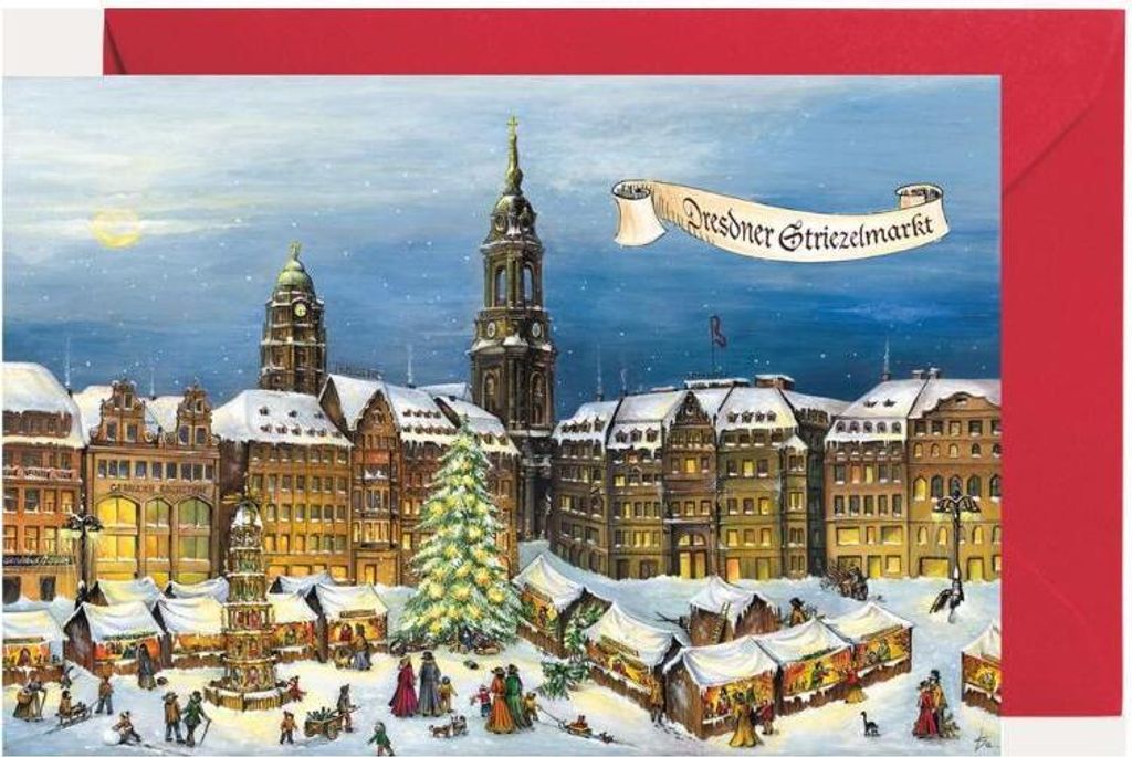 Mini adventní kalendář z drážďanského Striezelmarktu – Obrázek produktu 
