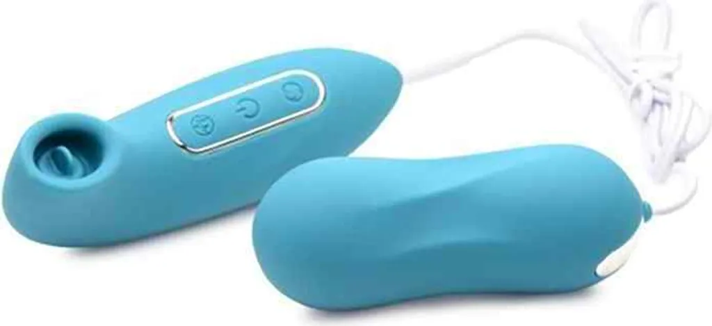 Entwined Stimulateur Clitoridien œuf de Massage par Succion et Léchage