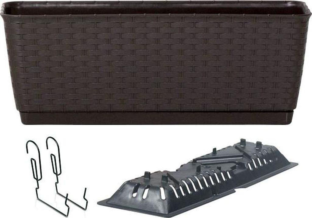Truhlík s háky RATOLLA PW 59 cm - barva: umbra Immagine del prodotto 
