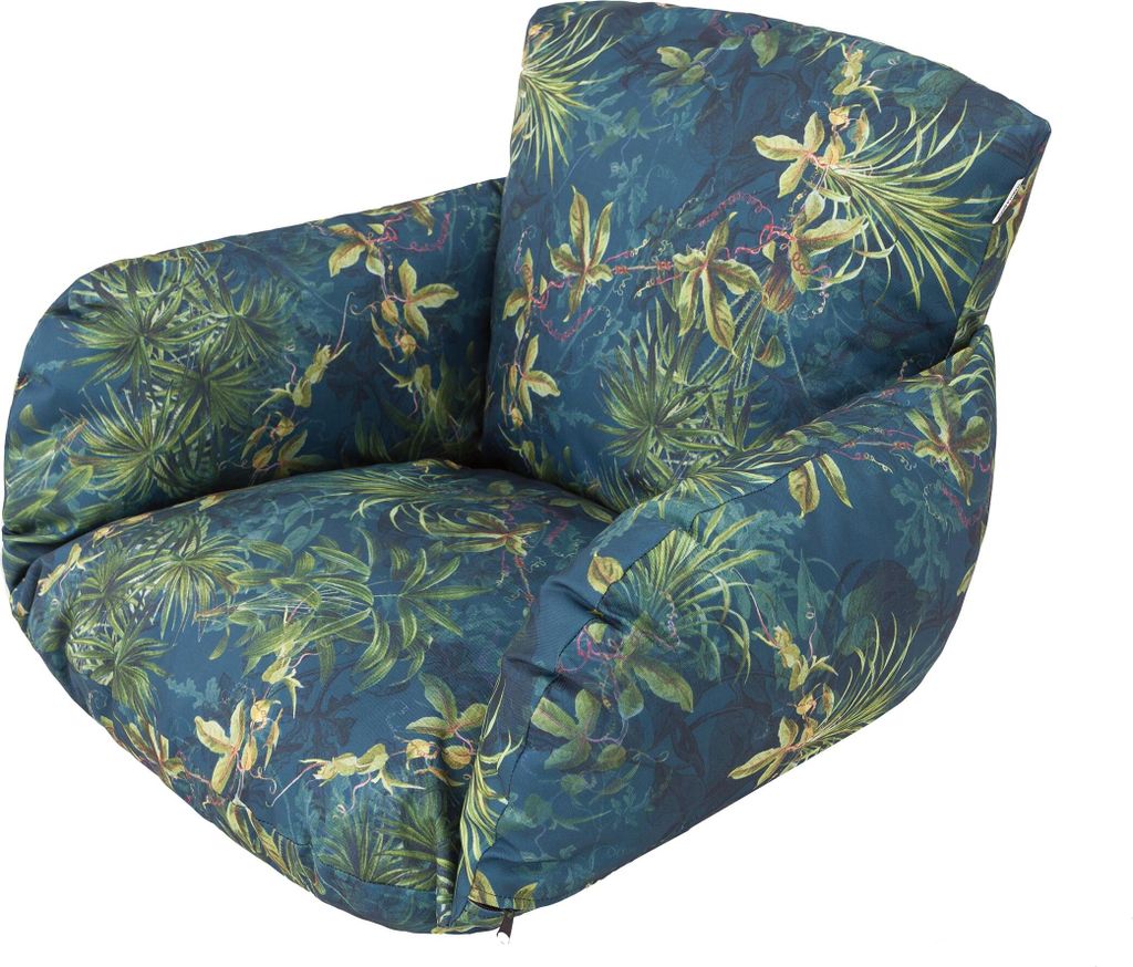Sitzkissen für Hängesessel, Swing Chair Kissen, Ersatzkissen, Wechselkissen, Auflage für Polyrattan, Rattan Hängeschaukel, Rückenkissen, Grün...