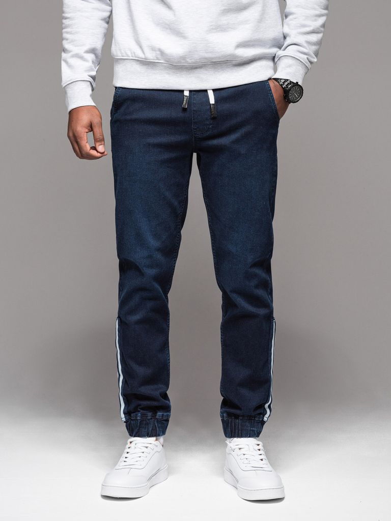 Ombre Clothing Herren-Jogginghosen Epule dunkelblau L