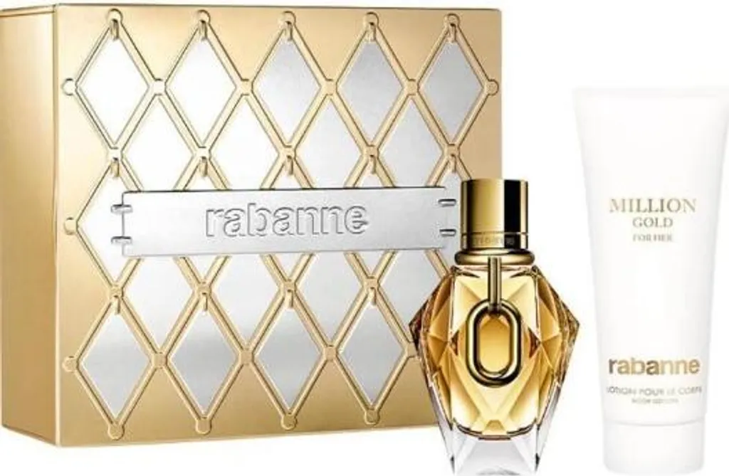 Regalo Perfetto: Rabanne Million Gold For Her Set EDP + Body Lotion - 3