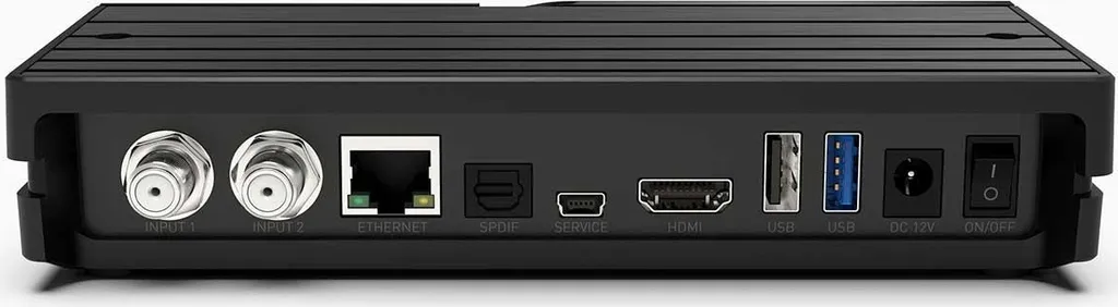 Décodeur TV 4K Dreambox One avec double tuner satellite multistream