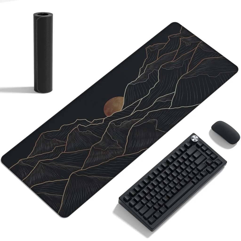 Tapis de souris gaming antidérapant 800x300 motif Japonais ultra-lisse