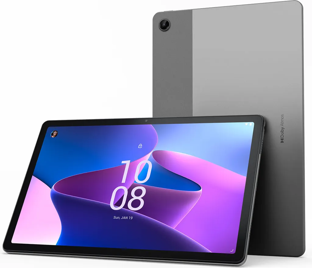 Tablette Tactile Lenovo Tab M10 Plus Gen 3 Écran 2K 128GB Android 12