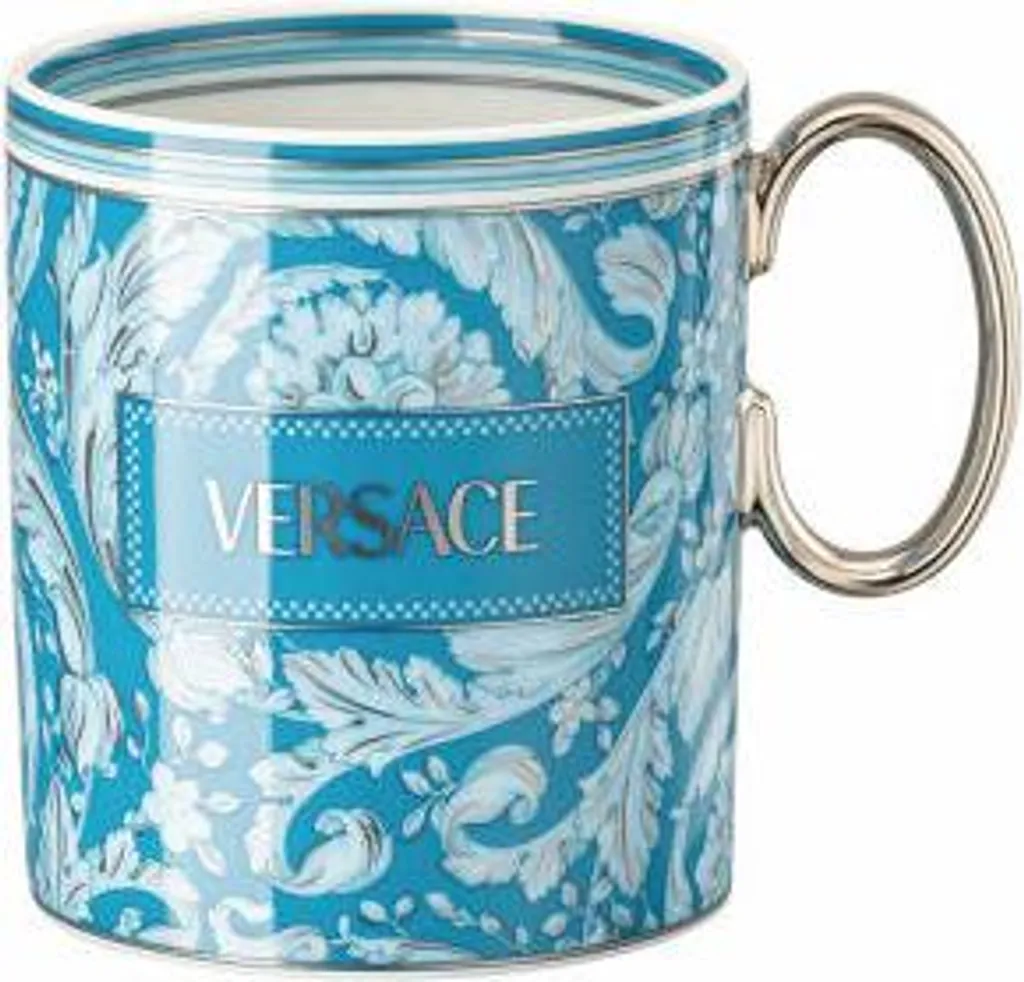 Rosenthal Versace Barocco Teal Tazza con Manico 300ml Originale